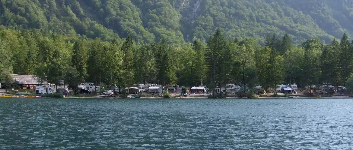 Campingplatz Bohinj See Slowenien Wohnmobil