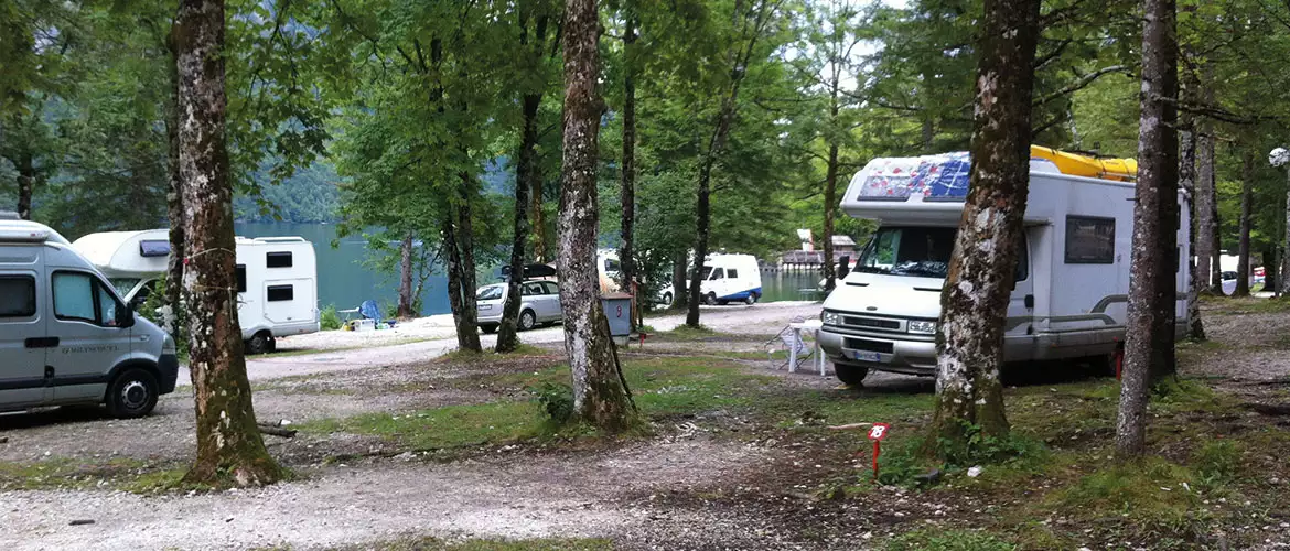 Campingplatz Bohinj See Slowenien Wohnmobil