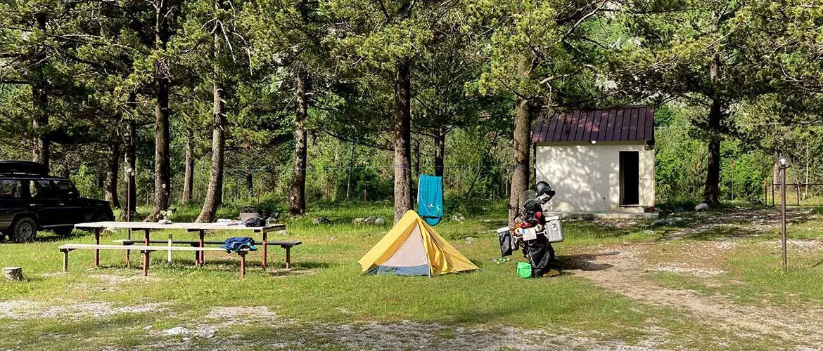 Campingplatz Theth Albanien