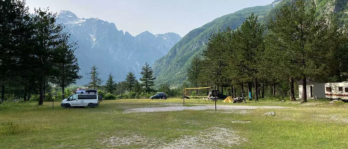 Campingplatz Theth Albanien