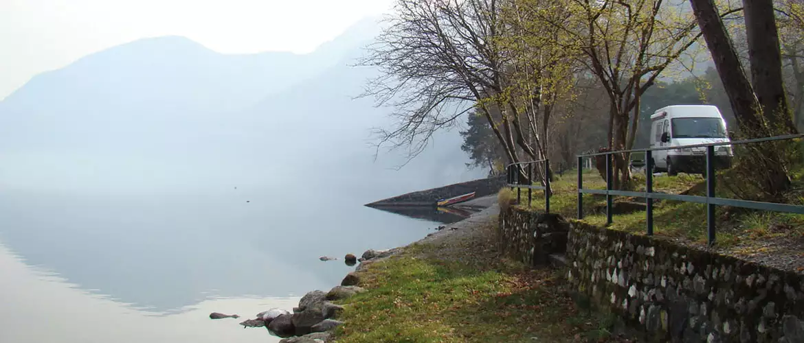 Campingplatz Lago Idro Wohnmobil Van