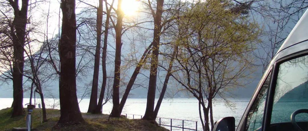 Campingplatz Lago Idro Wohnmobil Van