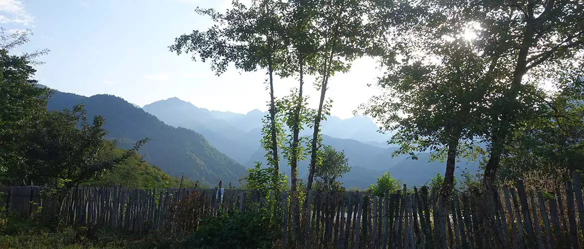 Campingplatz Enguri Stausee Georgien