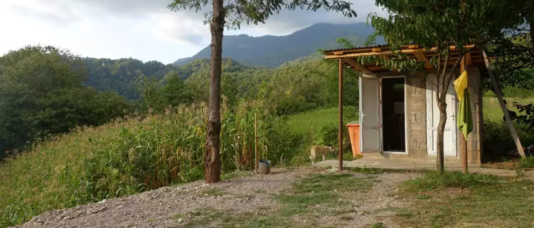 Campingplatz Enguri Stausee Georgien