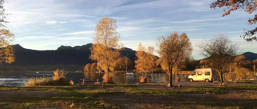 Campingplatz Panorama Harras Chiemsee Bayern