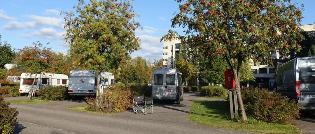 Campingplatz Helsinki Finnland Wohnmobil Van