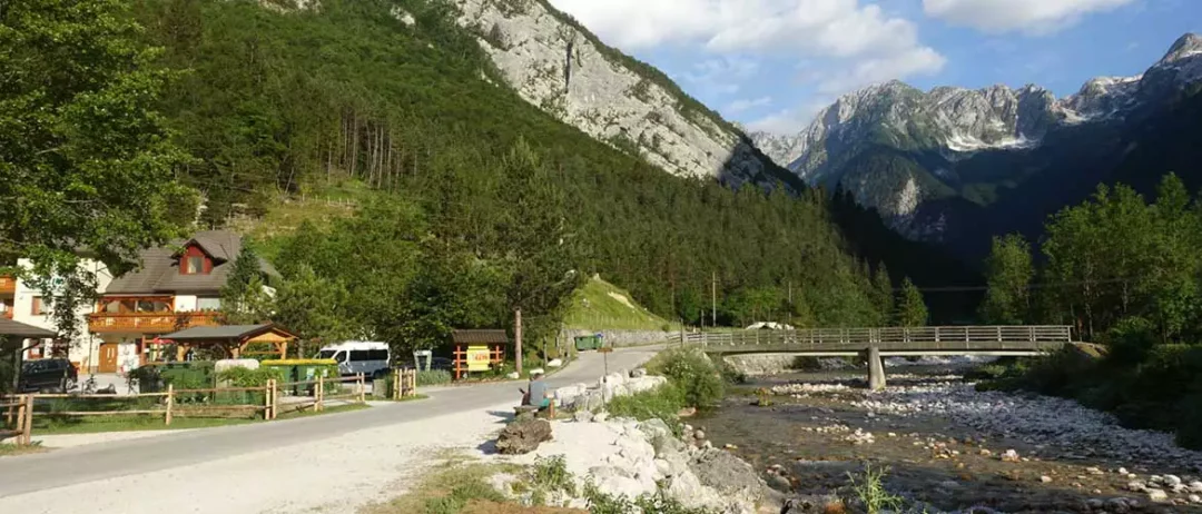 Campingplatz Slowenien Klin Soca Van Wohnmobil