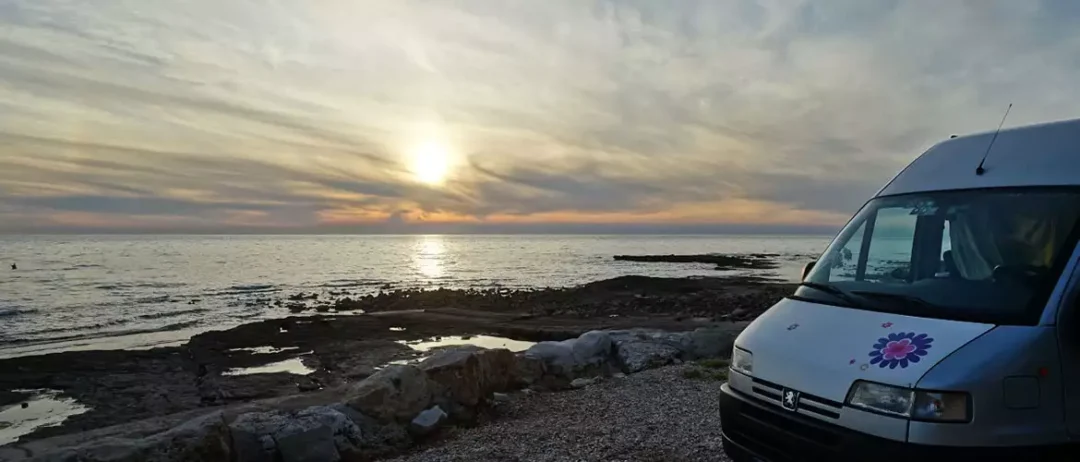 Kroatien Campingplatz Istrien Van Wohnmobil