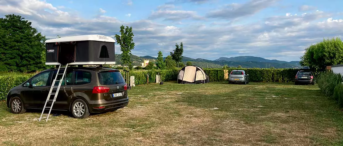 Kroatien Campingplatz Zagreb Van Wohnmobil