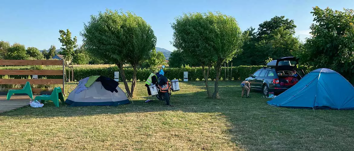 Kroatien Campingplatz Zagreb Van Wohnmobil