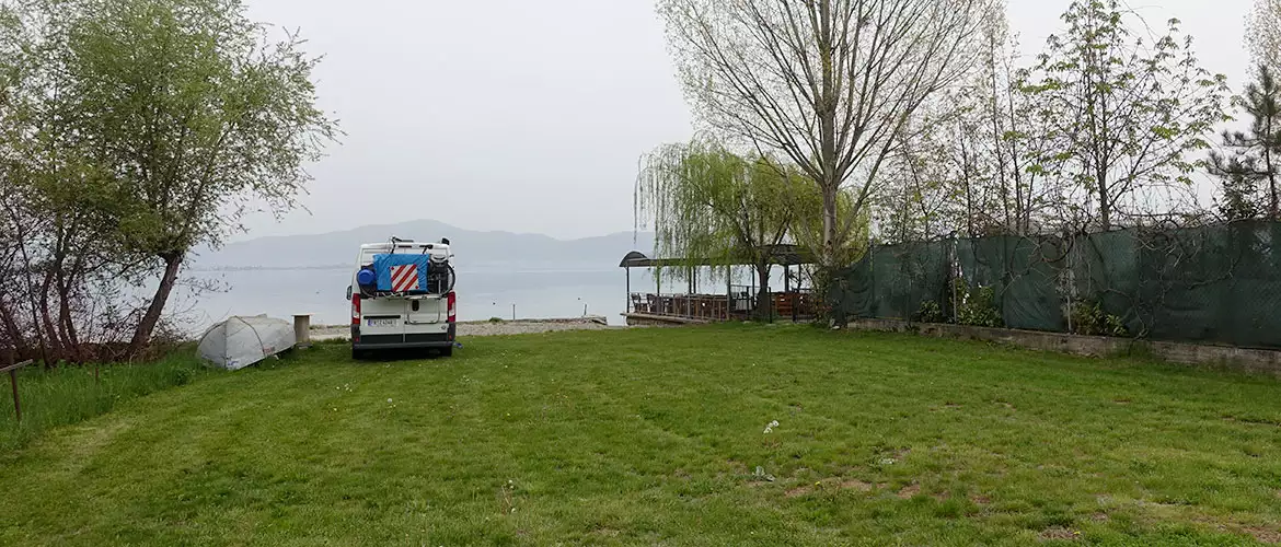 Nordmazedonien Campingplatz Ohridsee