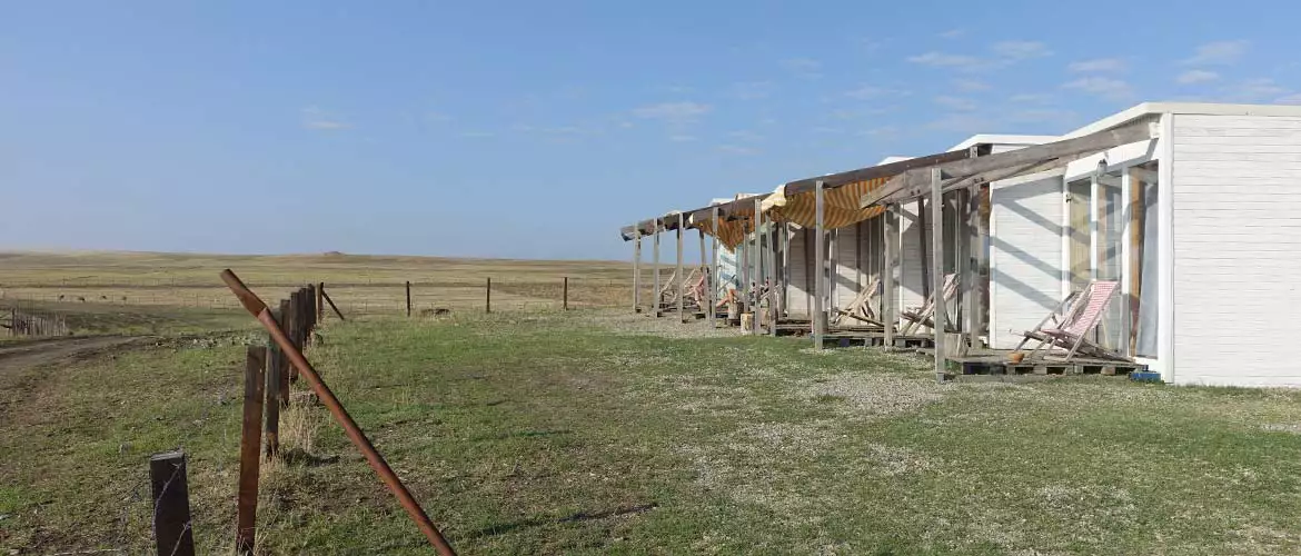 Campingplatz Georgien Udabno Wohnmobil Van