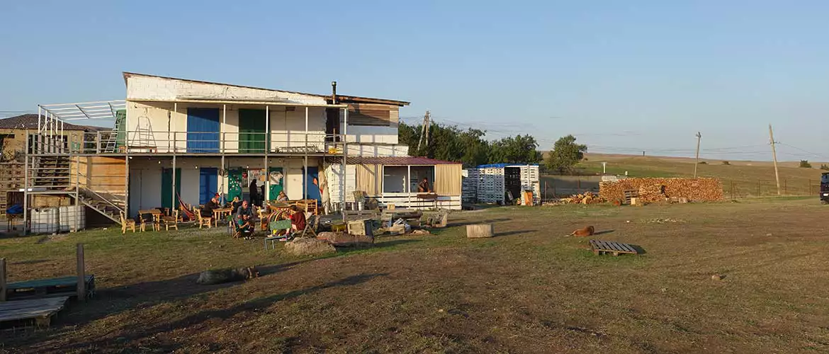 Campingplatz Georgien Udabno Wohnmobil Van