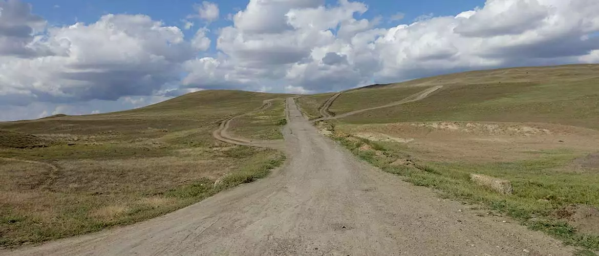 Campingplatz Georgien Udabno Wohnmobil Van