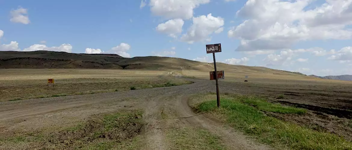 Campingplatz Georgien Udabno Wohnmobil Van