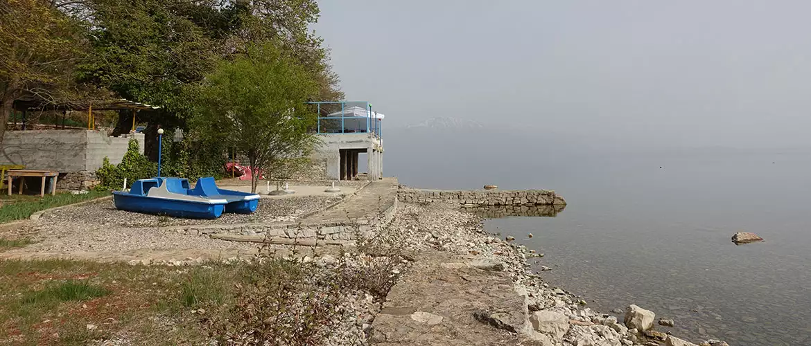 Campingplatz Albanien Ohridsee Wohnmobil Van