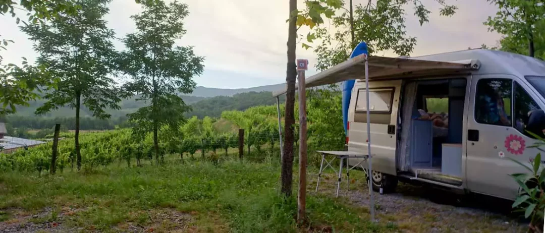 Camping Saksida Slowenien Wohnmobil Van