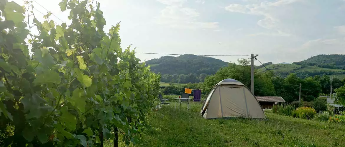 Camping Saksida Slowenien Wohnmobil Van
