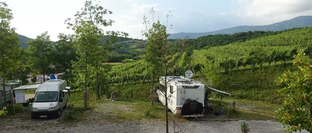 Camping Saksida Slowenien Wohnmobil Van