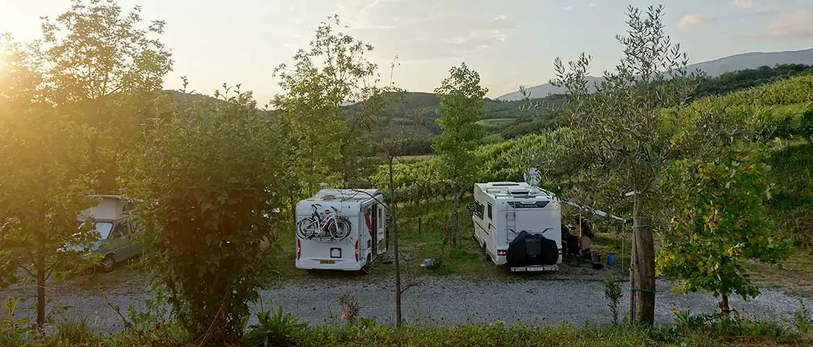 Camping Saksida Slowenien Wohnmobil Van