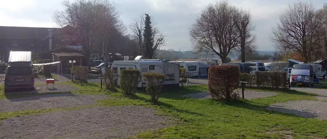 Campingplatz Chiemsee Bayern Van Wohnmobil