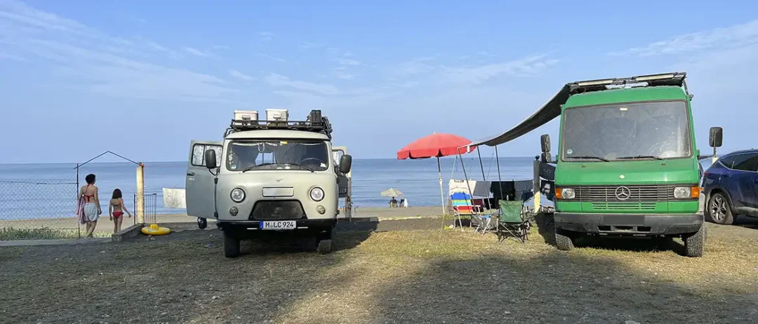 Schönster Campingplatz in Georgien