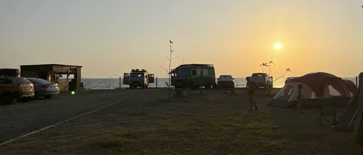 Schönster Campingplatz in Georgien