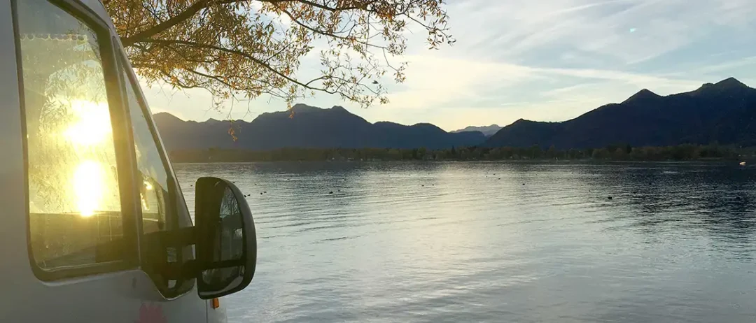 Campingplatz Chiemsee Bayern Panorama Harras