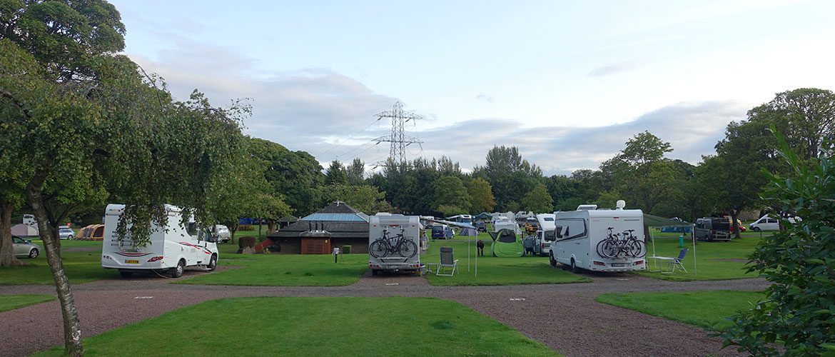 Campingplatz Edinburgh Schottland