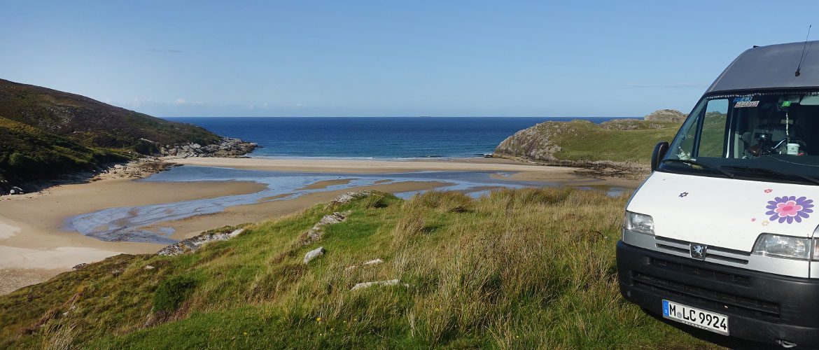 Campingplatz Roadtrip NC500 Schottland