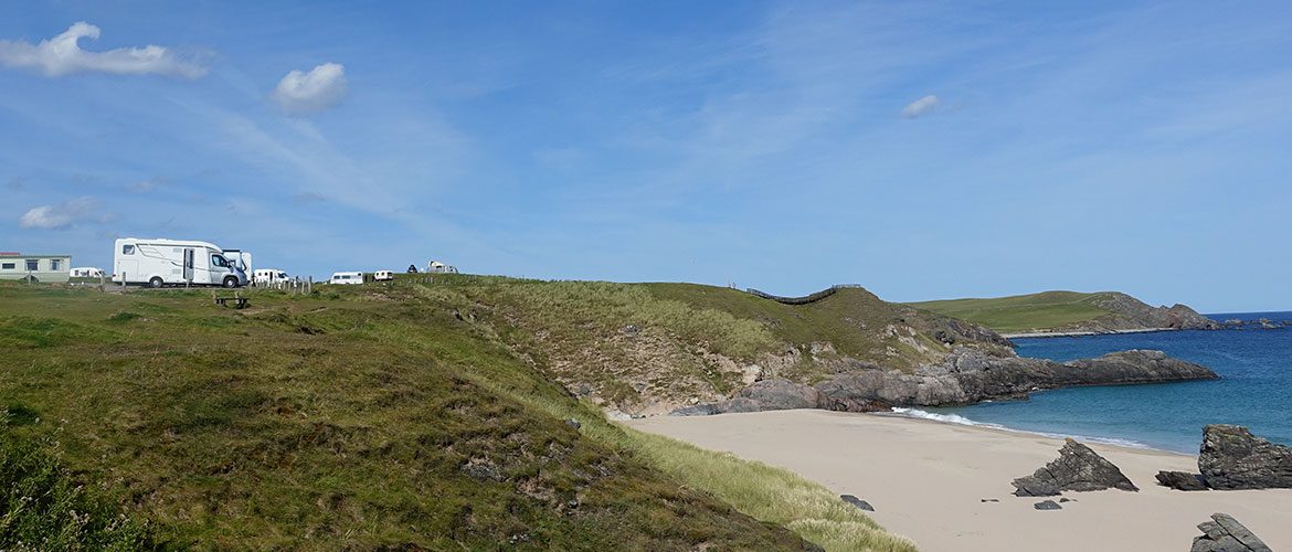 Campingplatz Roadtrip NC500 Schottland