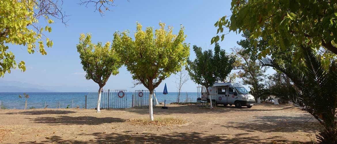 Campingplatz Petalidi Peloponnes Griechenland