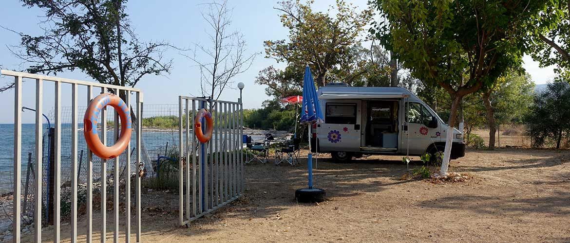 Campingplatz Petalidi Peloponnes Griechenland