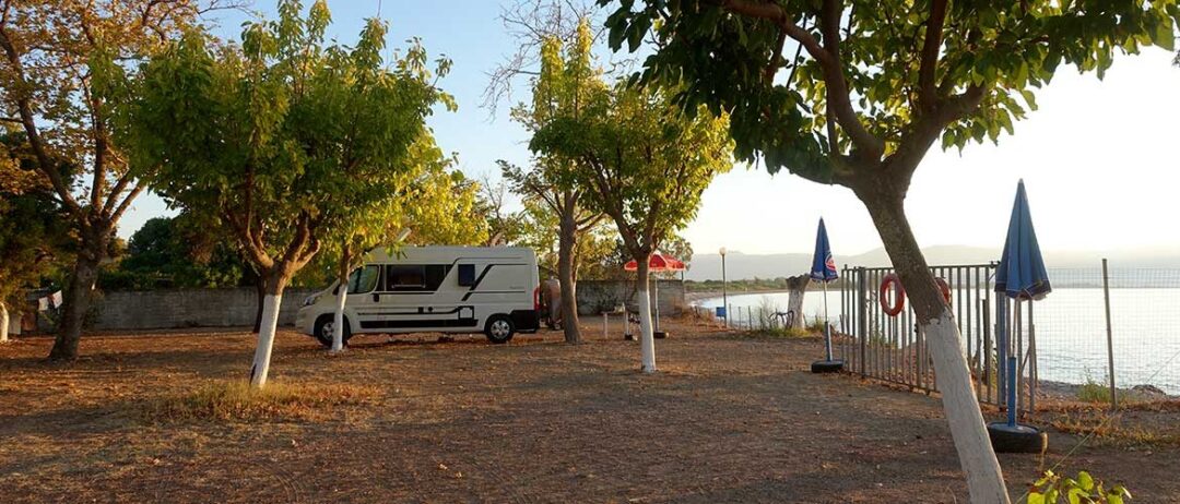 Campingplatz Petalidi Peloponnes Griechenland