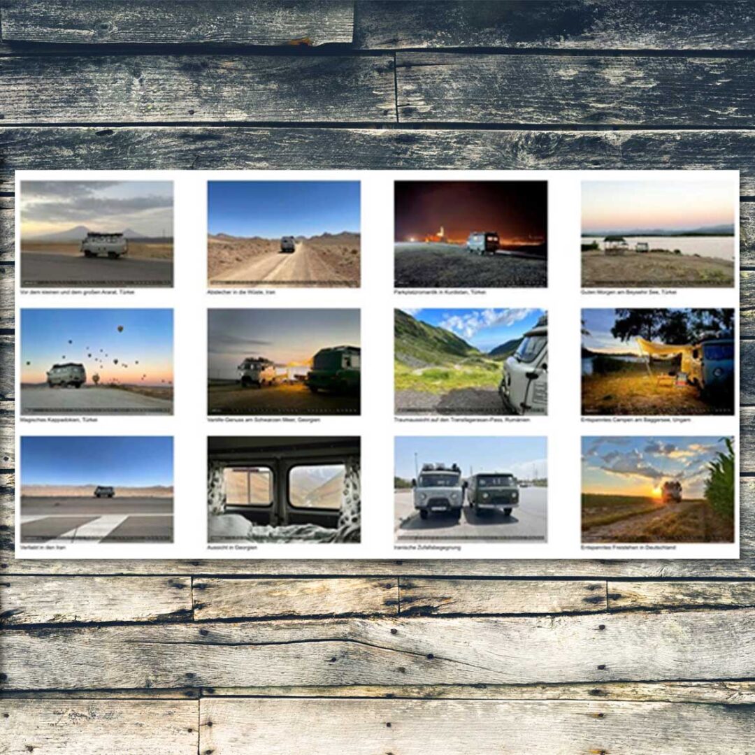 Fotokalender UAZ Buchanka Wohnmobil Van