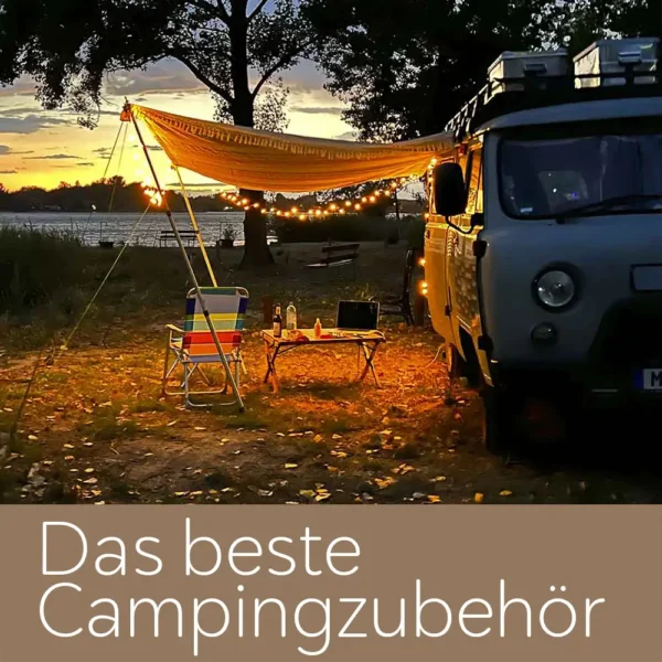 Zubehör, Ausstattung für Camping, Roadtrip, Vanlife im Camper