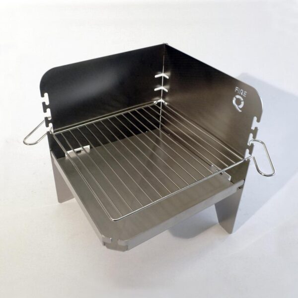 FireQ Reisegrill Klappgrill Campinggrill Gas und Feuer