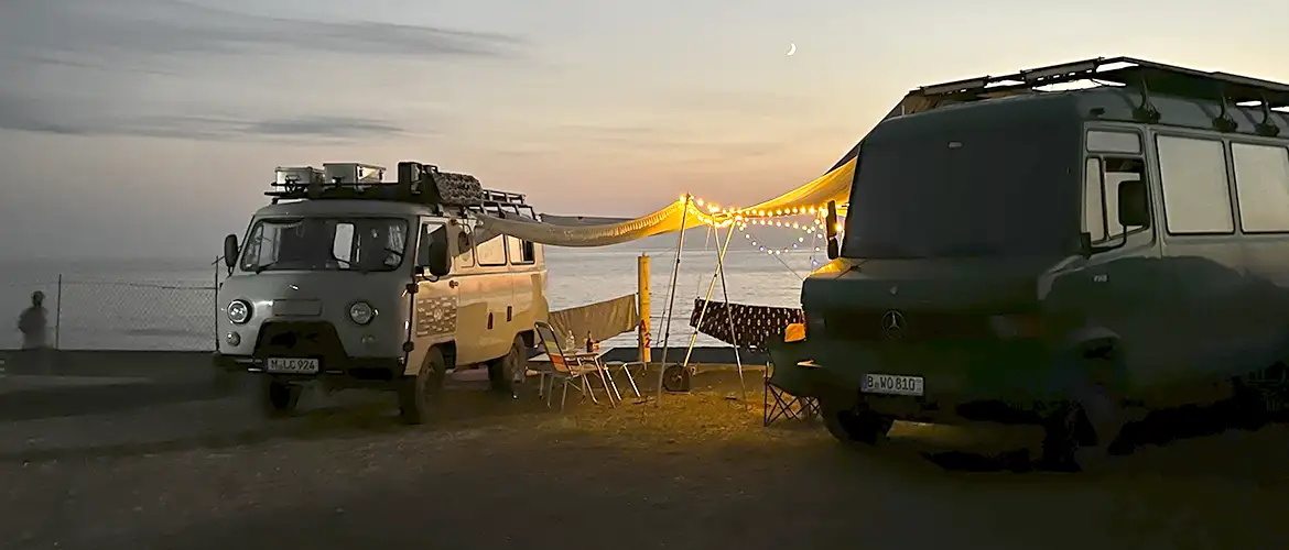 Alleinreisen Wohnmobil Van Camping Roadtrip