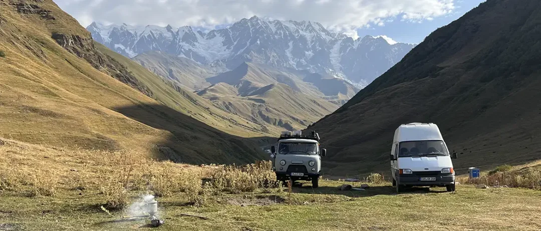 Alleinreisen Wohnmobil Van Camping Roadtrip