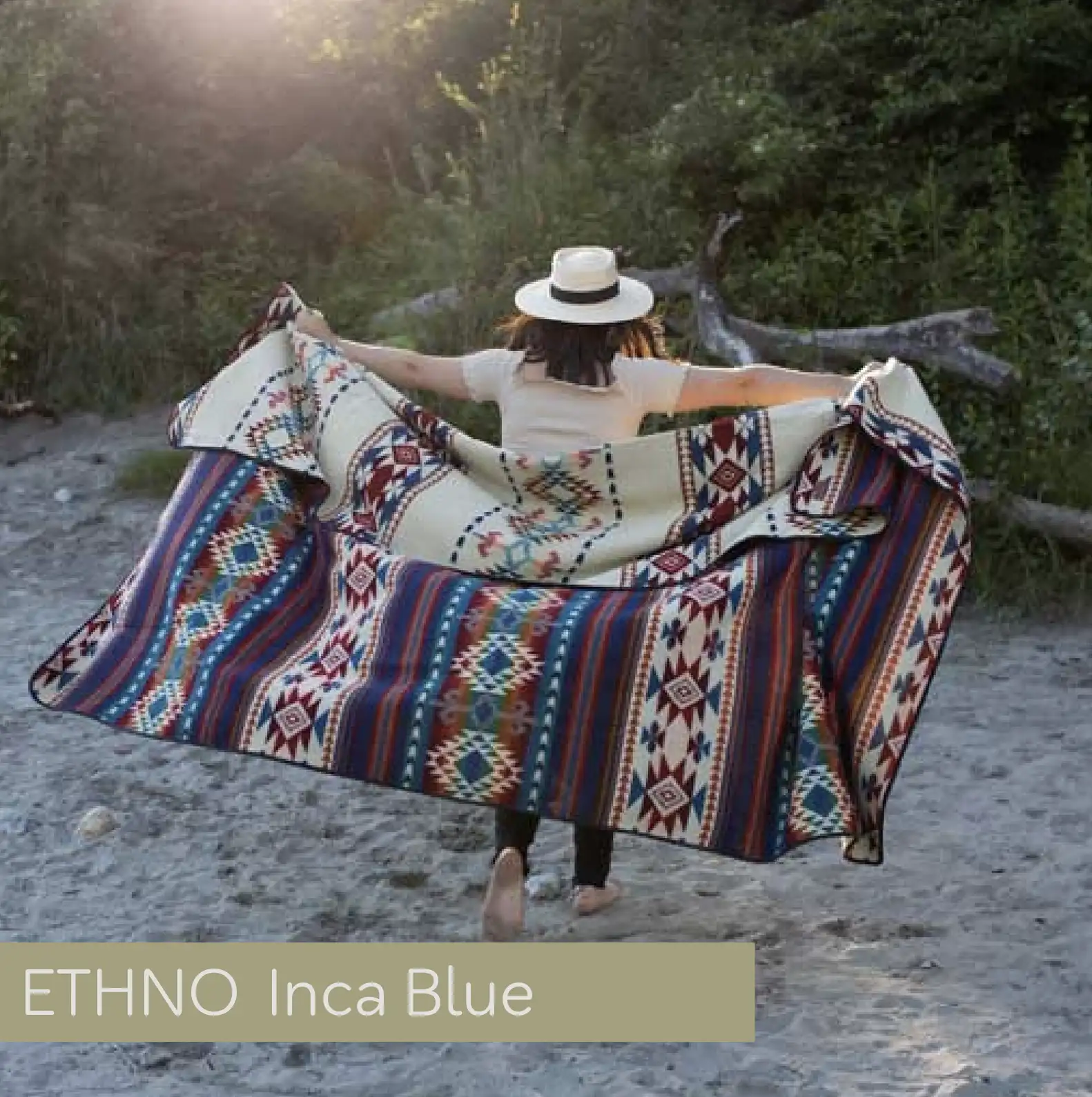 Große, weiche Decke für Vanlife & Camping im Ethno Style
