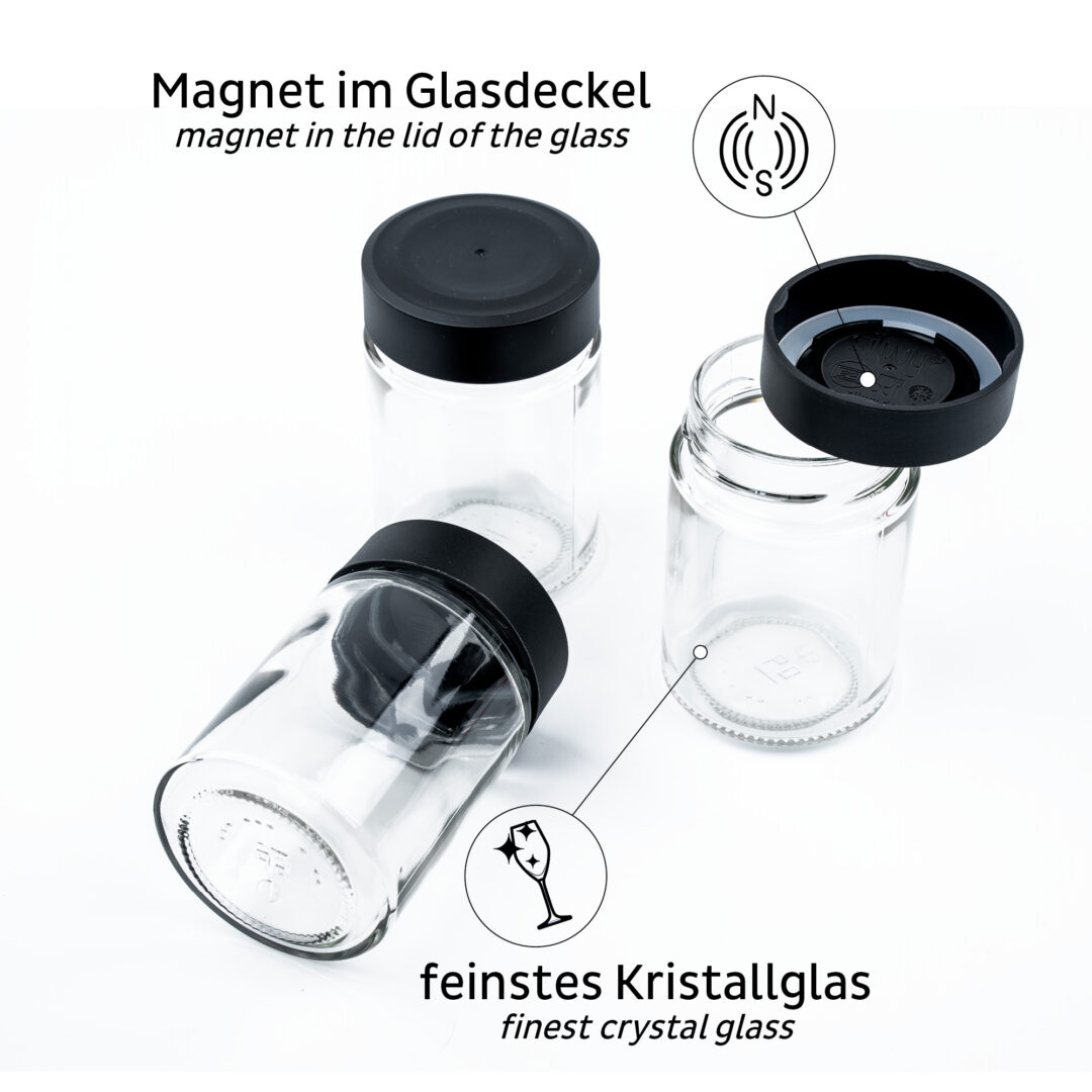 Magnetische Gewürzgläser im Wohnmobil und Van