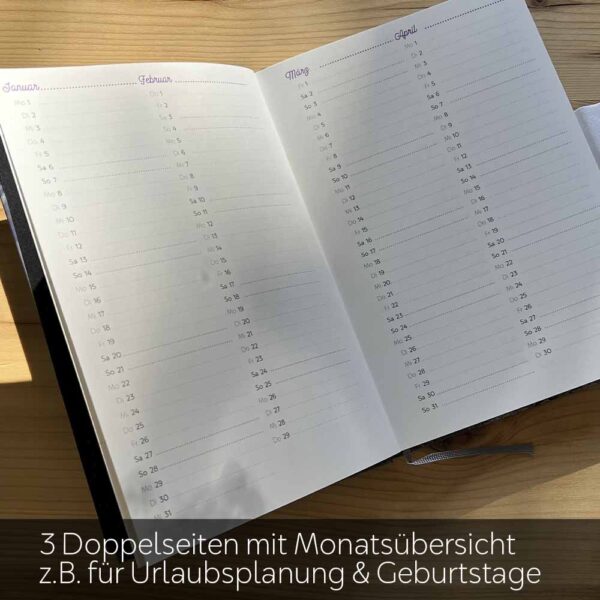 Kalenderbuch Terminkalender A5 Wochenkalender