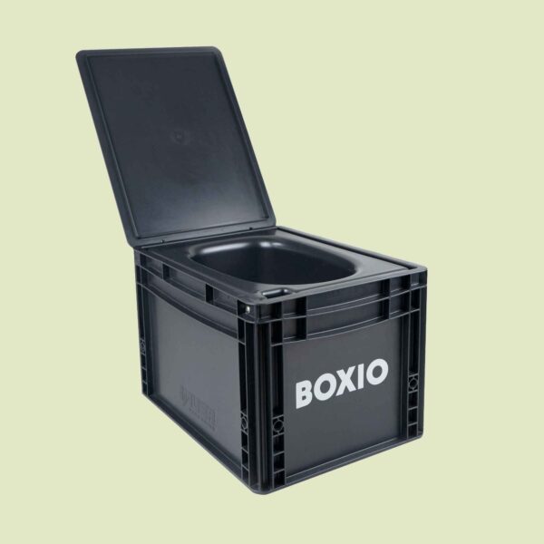 Trockentrenntoilette / Trenntoilette Eurobox Boxio für Van, Wohnmobil und Camper beim Camping