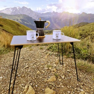 Der kleine praktische Klapptisch für Camping im Eurobox Formst