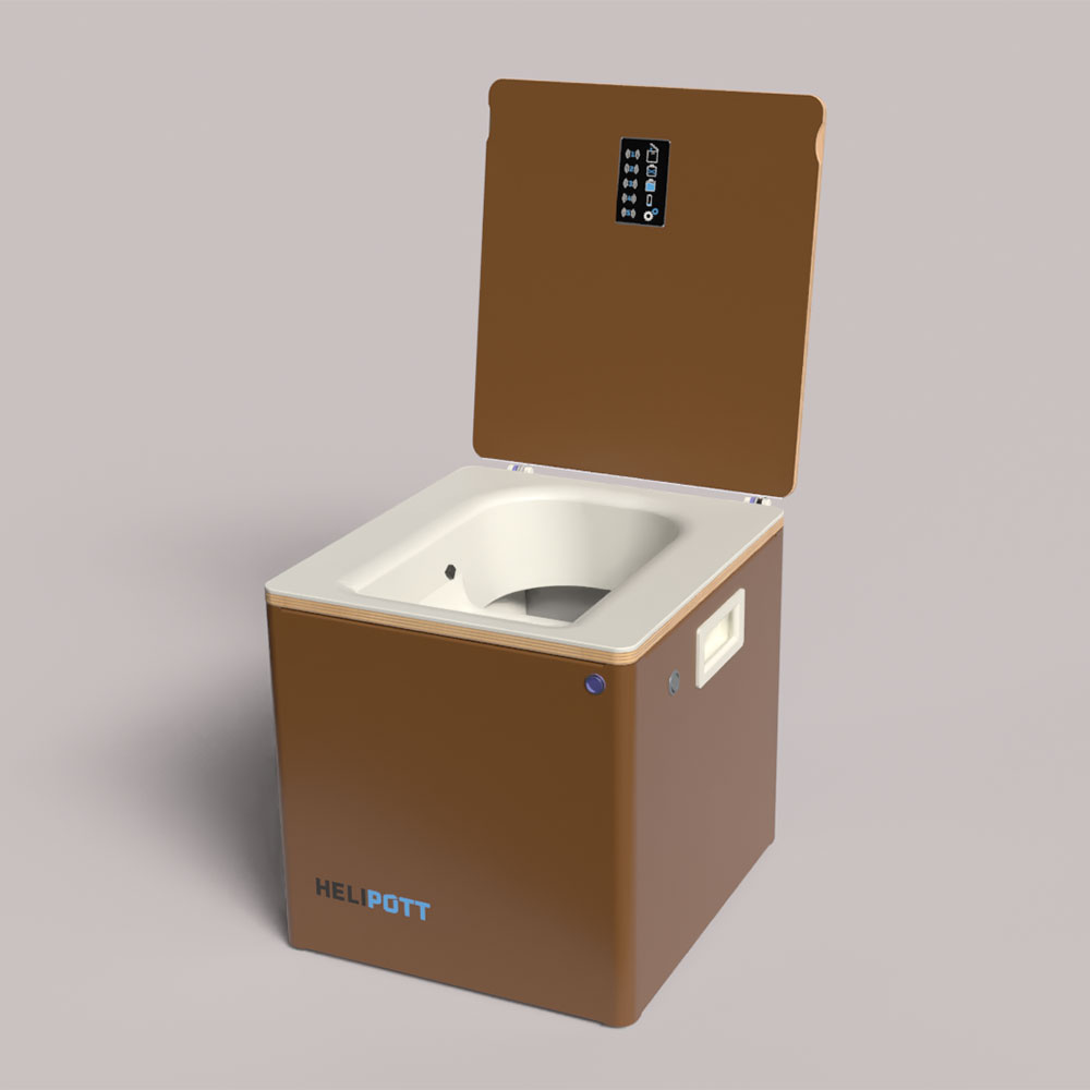 Die Komposttoilette bzw. Trockentrenntoilette Helipott ist die umweltfreundliche Campingtoilette im Wohnmobil