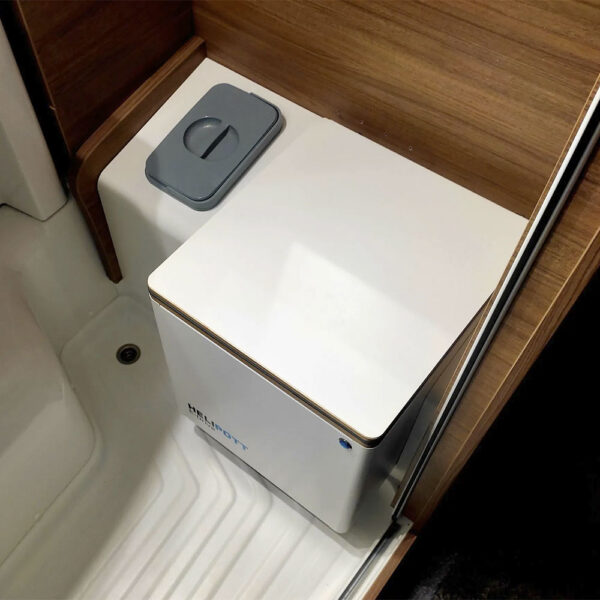 Die Komposttoilette bzw. Trockentrenntoilette Helipott ist die umweltfreundliche Campingtoilette im Wohnmobil