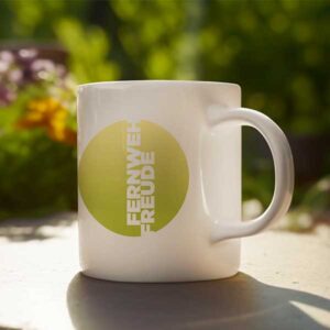 RoadtripLove Keramiktasse für Camping, Roadtrip mit Fernweh Freude