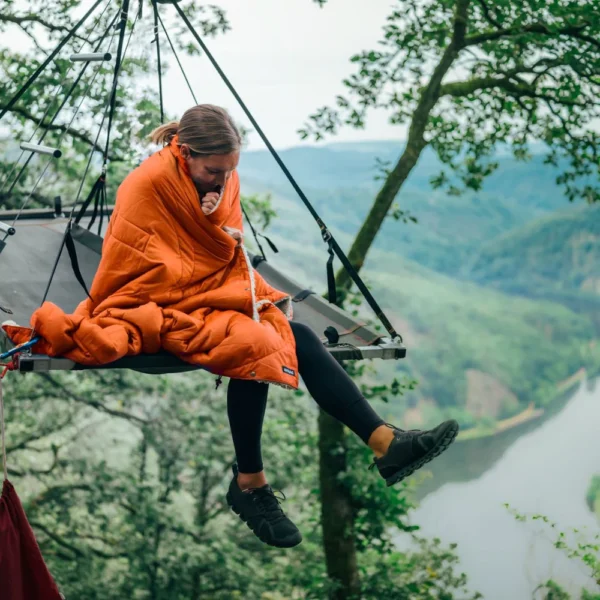 Nachhaltige Kuscheldecke für Camping & Outdoor