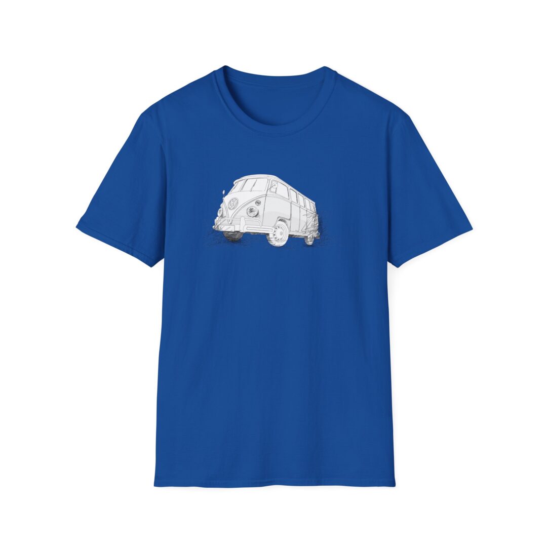 Shirt mit meiner Handzeichnung von VW Bulli T1 für Dein Camping oder Roadtrip Abenteuer