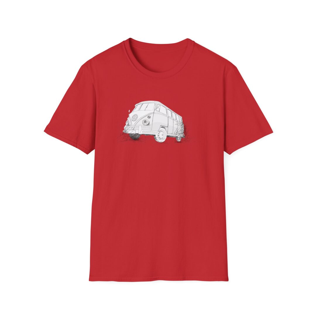 Shirt mit meiner Handzeichnung von VW Bulli T1 für Dein Camping oder Roadtrip Abenteuer